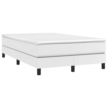 Struttura Letto a Rete a Molle Bianco 120x200 cm in Similpelle