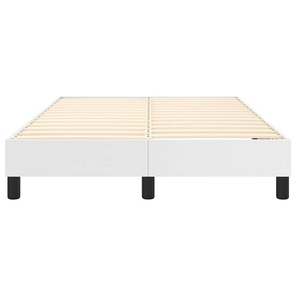 Struttura Letto a Rete a Molle Bianco 120x200 cm in Similpelle