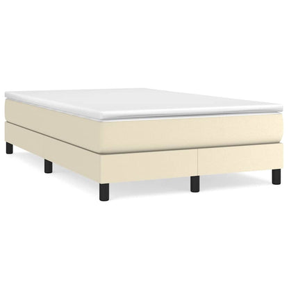 Struttura Letto a Rete a Molle Crema 120x200 cm in Similpelle