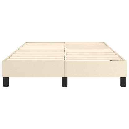 Struttura Letto a Rete a Molle Crema 120x200 cm in Similpelle | homemem39