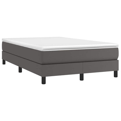Struttura Letto a Rete a Molle Grigio 120x200 cm in Similpelle