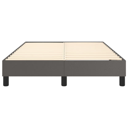 Struttura Letto a Rete a Molle Grigio 120x200 cm in Similpelle | homemem39