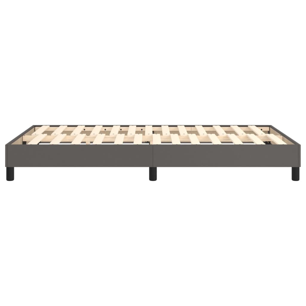Struttura Letto a Rete a Molle Grigio 120x200 cm in Similpelle | homemem39