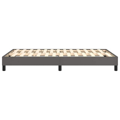 Struttura Letto a Rete a Molle Grigio 120x200 cm in Similpelle