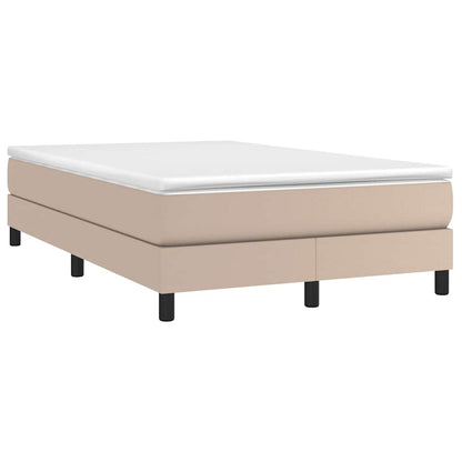 Struttura Letto a Rete a Molle Cappuccino 120x200 cm Similpelle