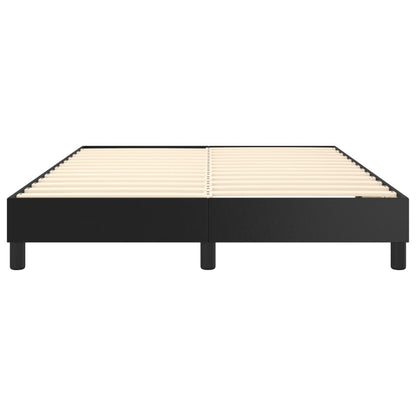 Struttura Letto a Rete a Molle Nero 140x190 cm in Similpelle | homemem39