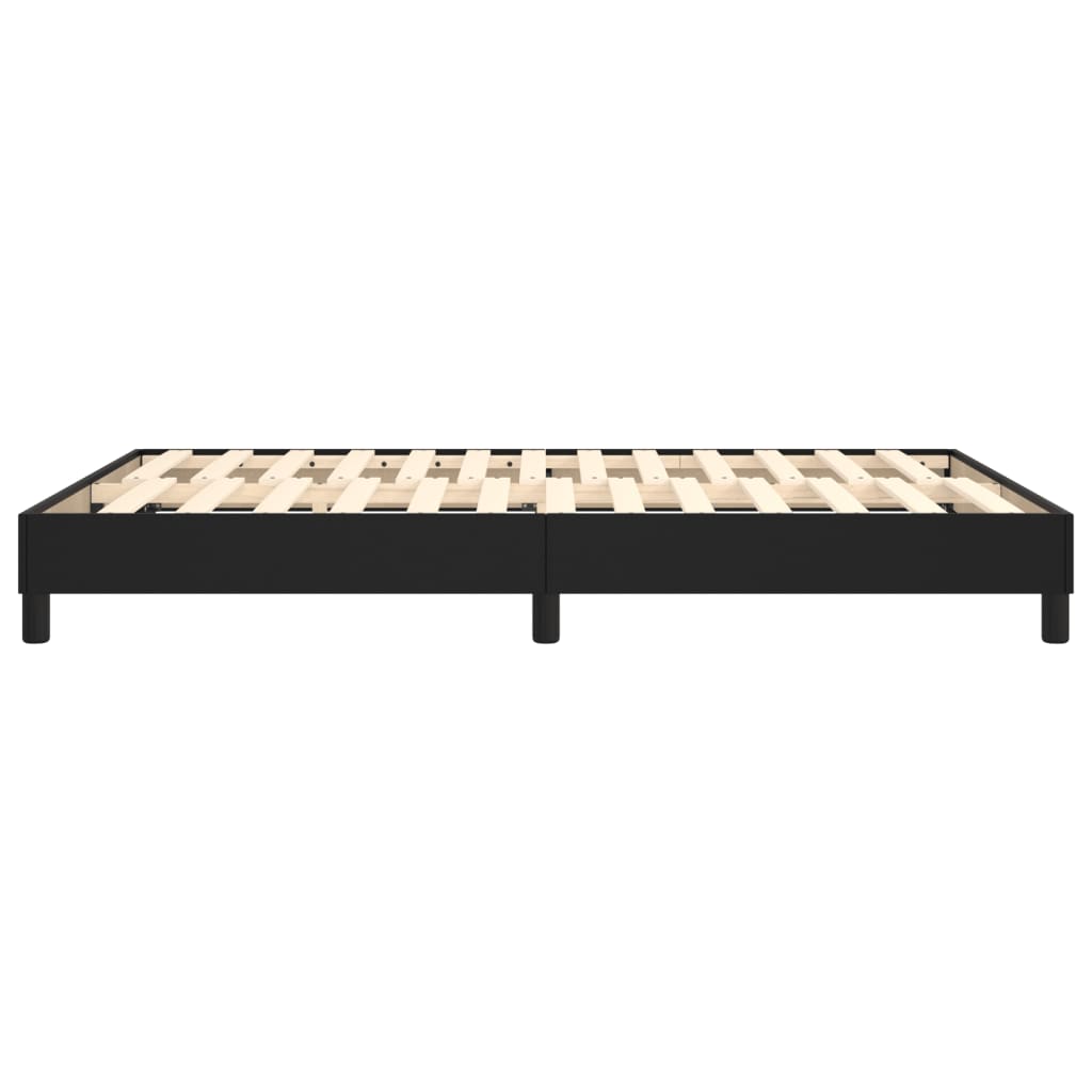 Struttura Letto a Rete a Molle Nero 140x190 cm in Similpelle | homemem39