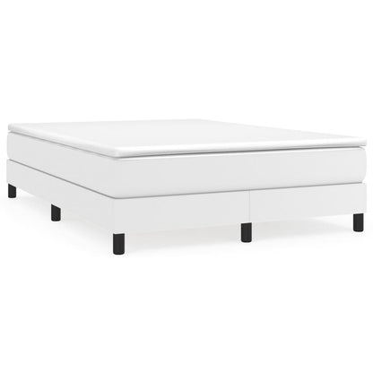 Struttura Letto a Rete a Molle Bianco 140x190 cm in Similpelle | homemem39