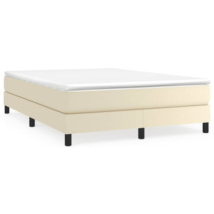 Struttura Letto a Rete a Molle Crema 140x190 cm in Similpelle | homemem39
