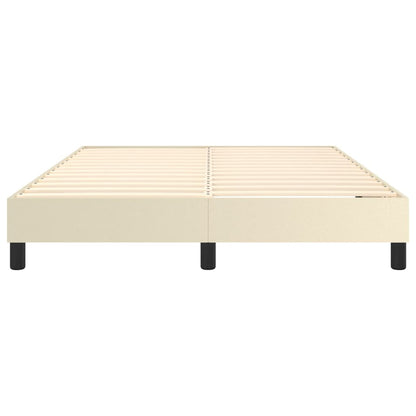 Struttura Letto a Rete a Molle Crema 140x190 cm in Similpelle | homemem39