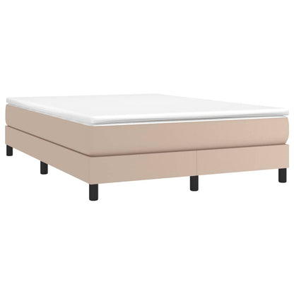 Struttura Letto a Rete a Molle Cappuccino 140x190 cm in Similpelle | homemem39