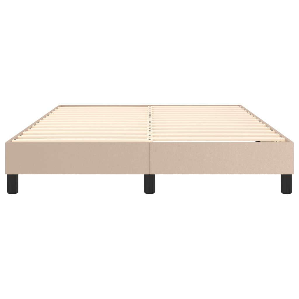 Struttura Letto a Rete a Molle Cappuccino 140x190 cm in Similpelle | homemem39