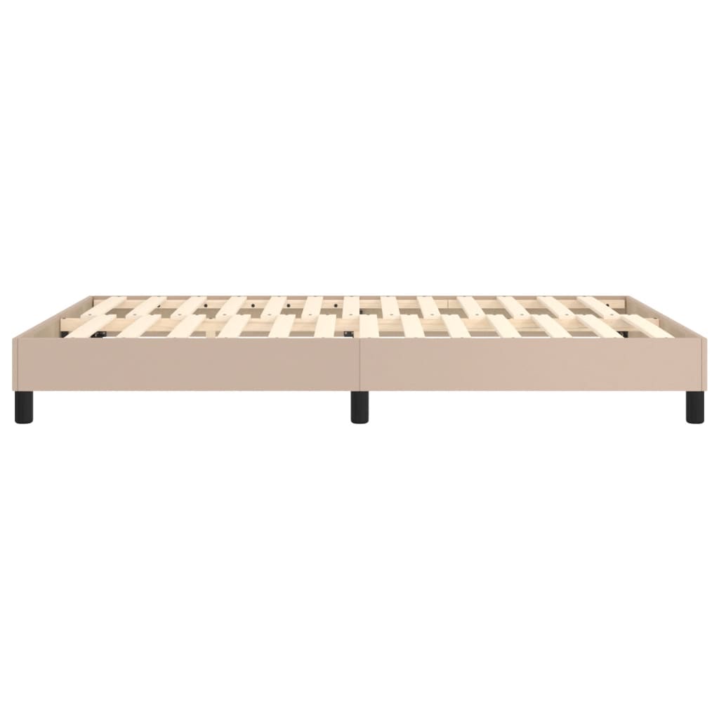 Struttura Letto a Rete a Molle Cappuccino 140x190 cm in Similpelle | homemem39