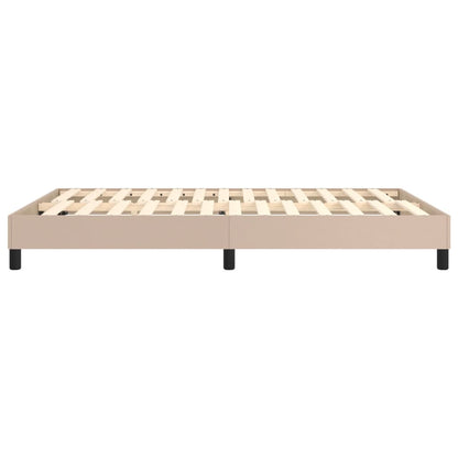 Struttura Letto a Rete a Molle Cappuccino 140x190 cm in Similpelle | homemem39
