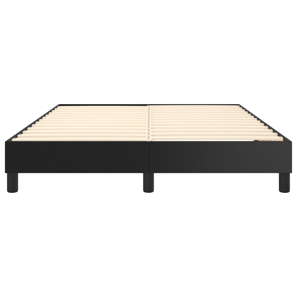 Struttura Letto a Rete a Molle Nero 140x200 cm in Similpelle | homemem39