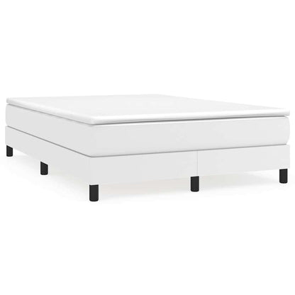 Struttura Letto a Rete a Molle Bianco 140x200 cm in Similpelle