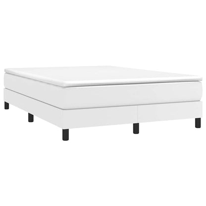 Struttura Letto a Rete a Molle Bianco 140x200 cm in Similpelle