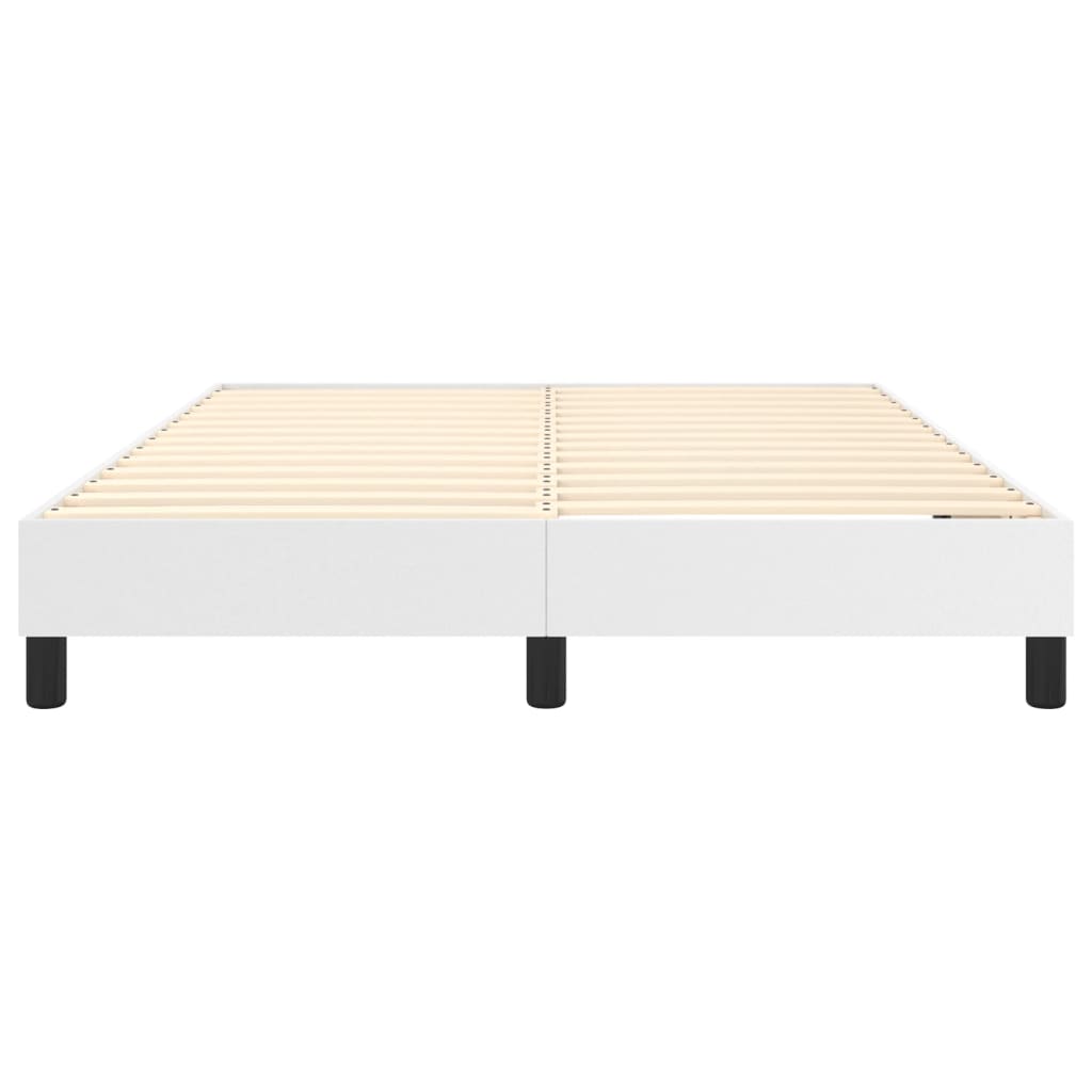 Struttura Letto a Rete a Molle Bianco 140x200 cm in Similpelle | homemem39