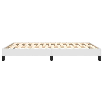 Struttura Letto a Rete a Molle Bianco 140x200 cm in Similpelle