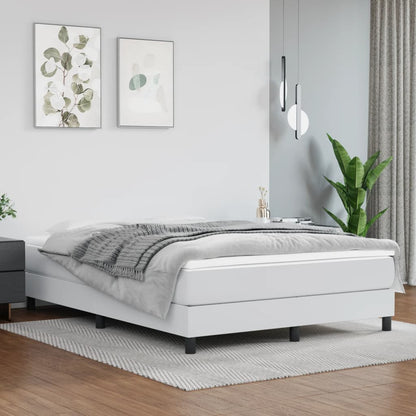 Struttura Letto a Rete a Molle Bianco 140x200 cm in Similpelle | homemem39