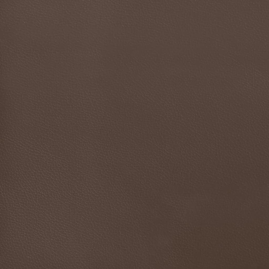 Struttura Letto a Rete a Molle Marrone 140x200 cm in Similpelle | homemem39