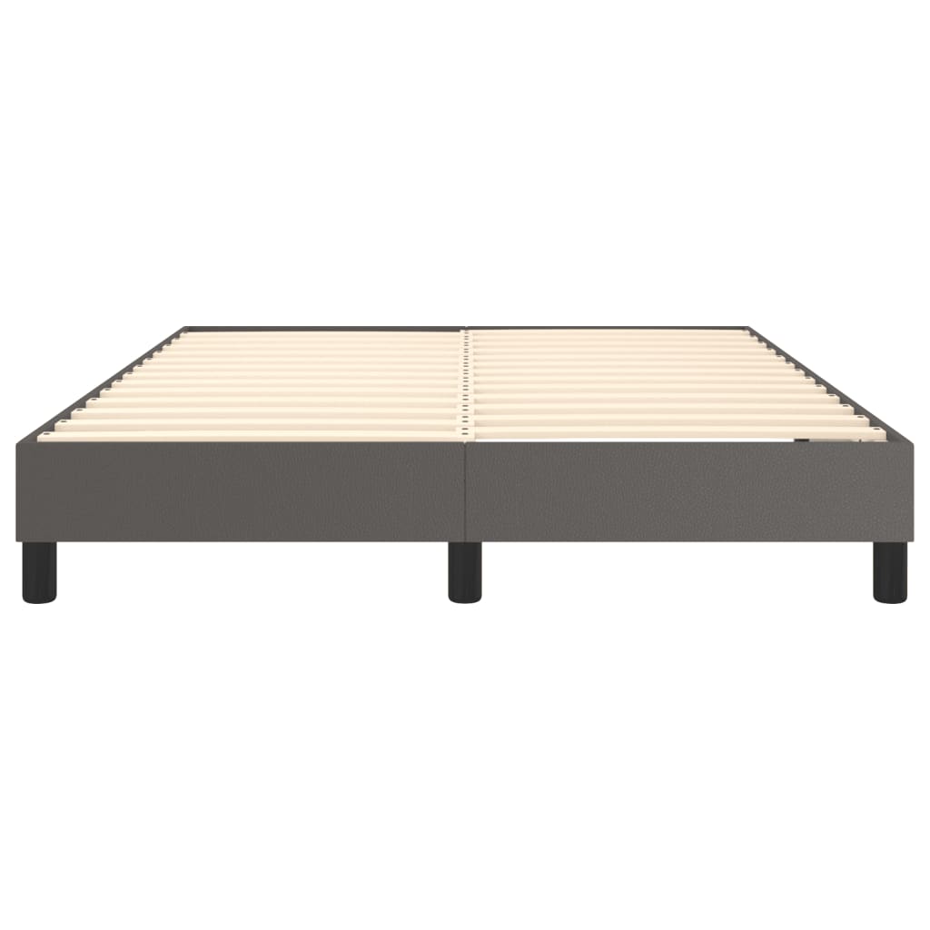 Struttura Letto a Rete a Molle Grigio 140x200 cm in Similpelle | homemem39