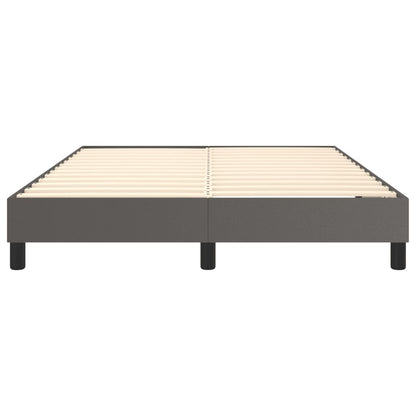 Struttura Letto a Rete a Molle Grigio 140x200 cm in Similpelle | homemem39