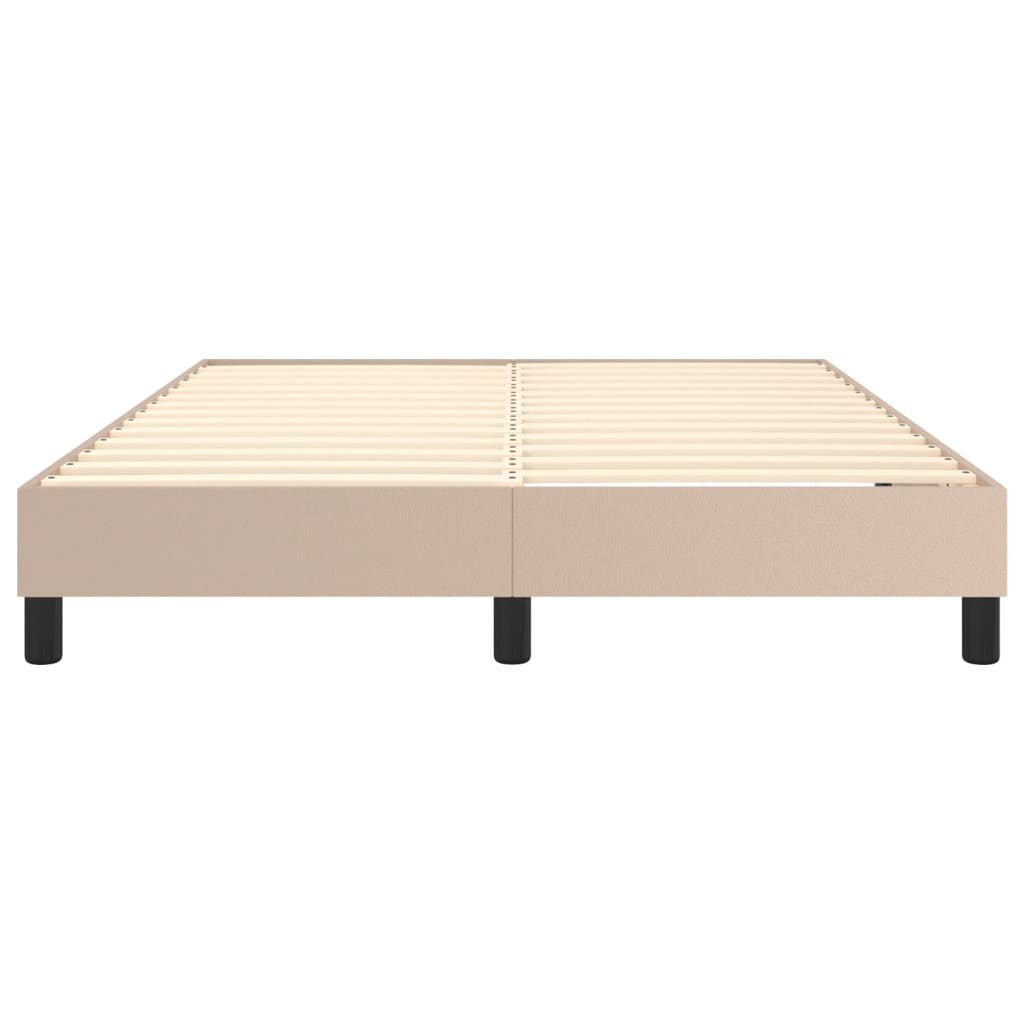 Struttura Letto a Rete a Molle Cappuccino 140x200 cm in Similpelle | homemem39