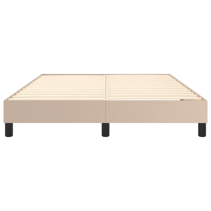 Struttura Letto a Rete a Molle Cappuccino 140x200 cm in Similpelle | homemem39