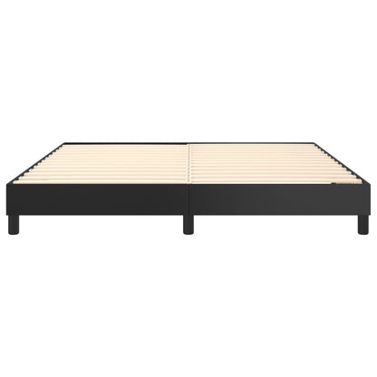 Struttura Letto a Rete a Molle Nero 160x200 cm in Similpelle | homemem39