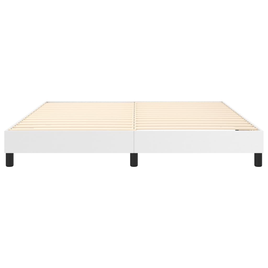 Struttura Letto a Rete a Molle Bianco 160x200 cm in Similpelle | homemem39