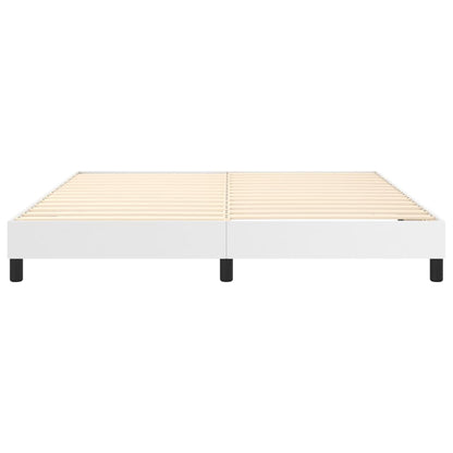 Struttura Letto a Rete a Molle Bianco 160x200 cm in Similpelle | homemem39