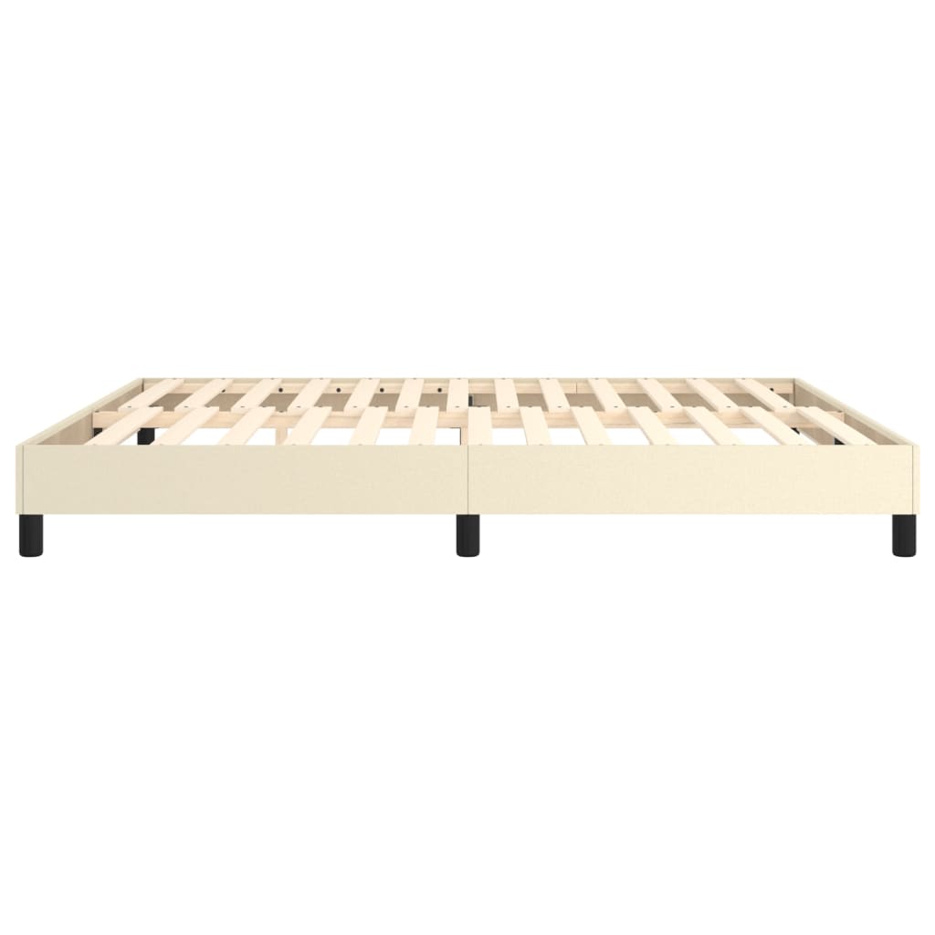 Struttura Letto a Rete a Molle Crema 160x200 cm in Similpelle | homemem39