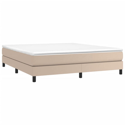 Struttura Letto a Rete a Molle Cappuccino 160x200 cm in Similpelle | homemem39