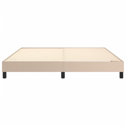 Struttura Letto a Rete a Molle Cappuccino 160x200 cm in Similpelle | homemem39