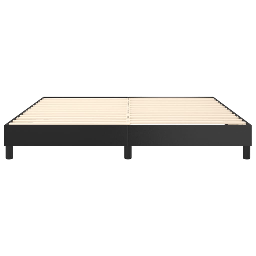 Struttura Letto a Rete a Molle Nero 180x200 cm in Similpelle | homemem39