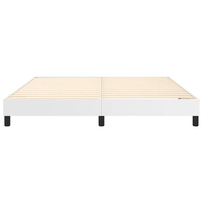 Struttura Letto a Rete a Molle Bianco 180x200 cm in Similpelle