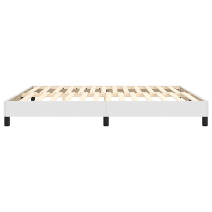 Struttura Letto a Rete a Molle Bianco 180x200 cm in Similpelle