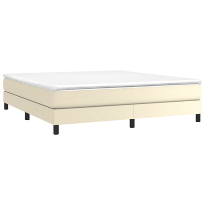Struttura Letto a Rete a Molle Crema 180x200 cm in Similpelle | homemem39