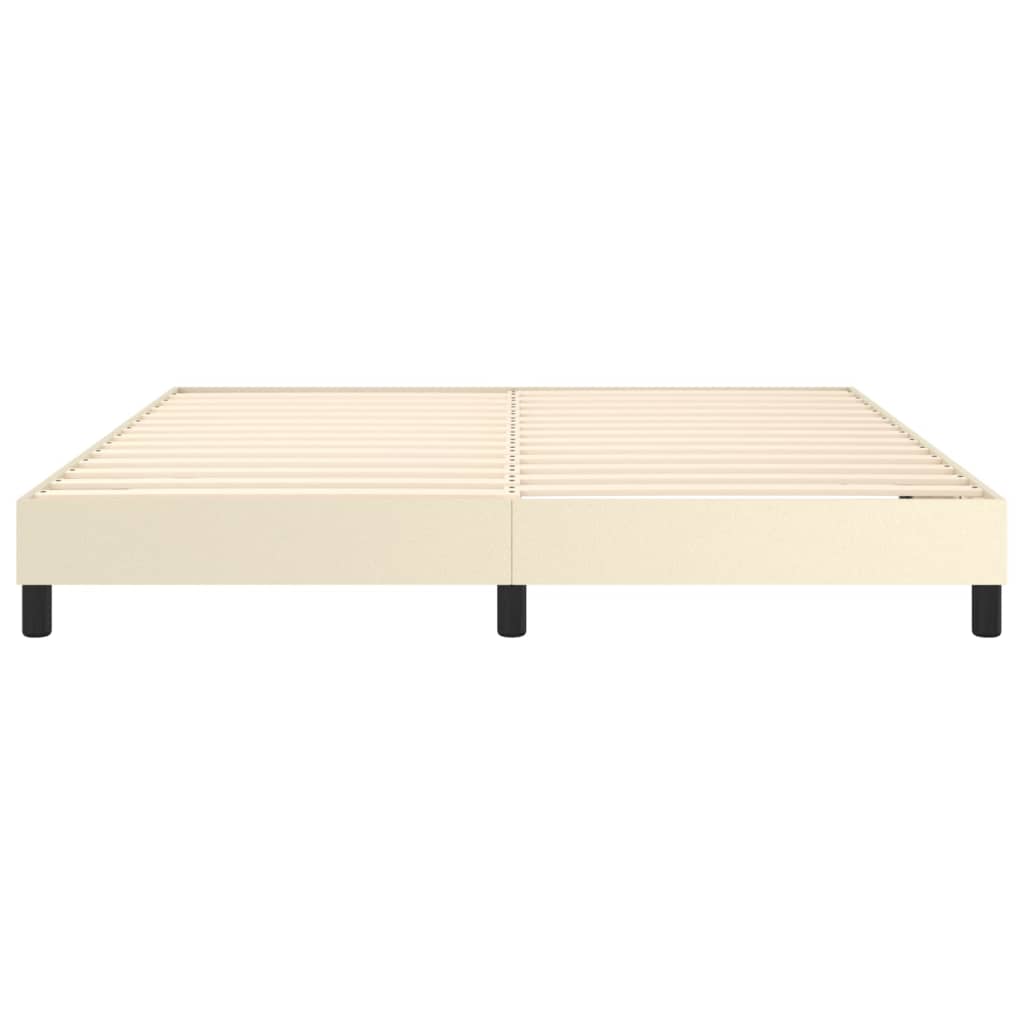 Struttura Letto a Rete a Molle Crema 180x200 cm in Similpelle | homemem39