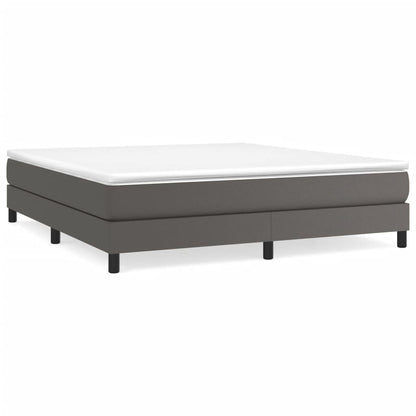 Struttura Letto a Rete a Molle Grigio 180x200 cm in Similpelle | homemem39
