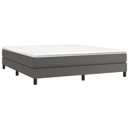 Struttura Letto a Rete a Molle Grigio 180x200 cm in Similpelle | homemem39