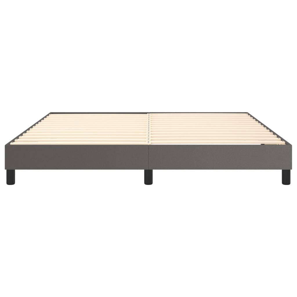 Struttura Letto a Rete a Molle Grigio 180x200 cm in Similpelle | homemem39