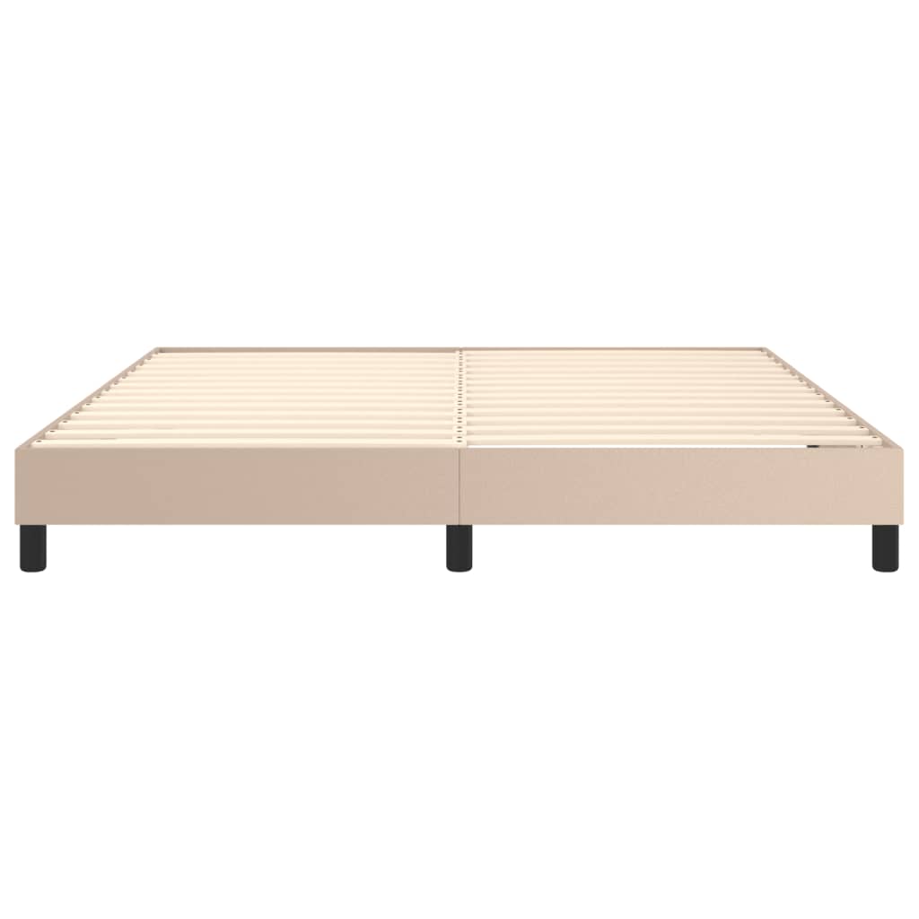 Struttura Letto a Rete a Molle Cappuccino 180x200 cm in Similpelle | homemem39