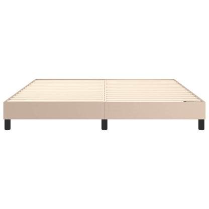 Struttura Letto a Rete a Molle Cappuccino 180x200 cm in Similpelle | homemem39