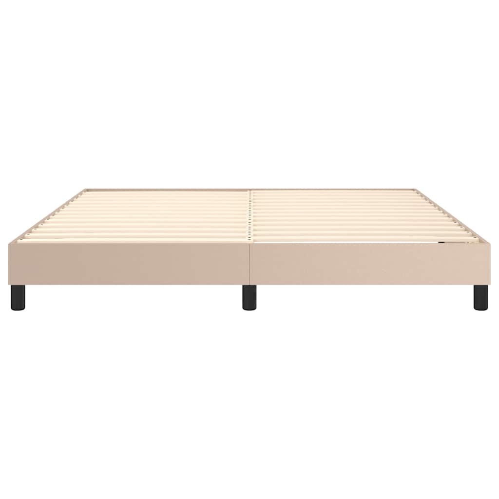 Struttura Letto a Rete a Molle Cappuccino 180x200 cm Similpelle