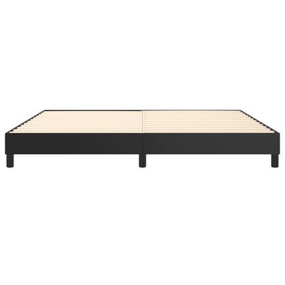 Struttura Letto a Rete a Molle Nero 200x200 cm in Similpelle | homemem39
