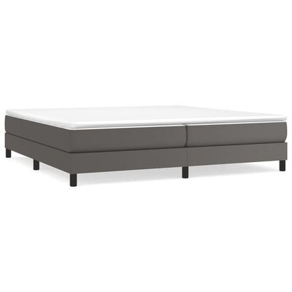 Struttura Letto a Rete a Molle Grigio 200x200 cm in Similpelle | homemem39