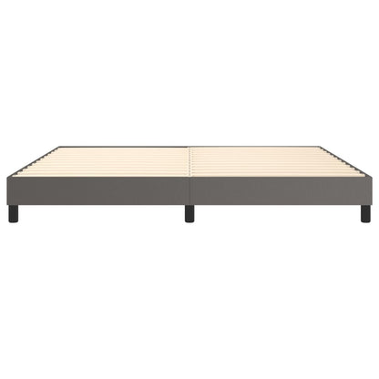 Struttura Letto a Rete a Molle Grigio 200x200 cm in Similpelle | homemem39