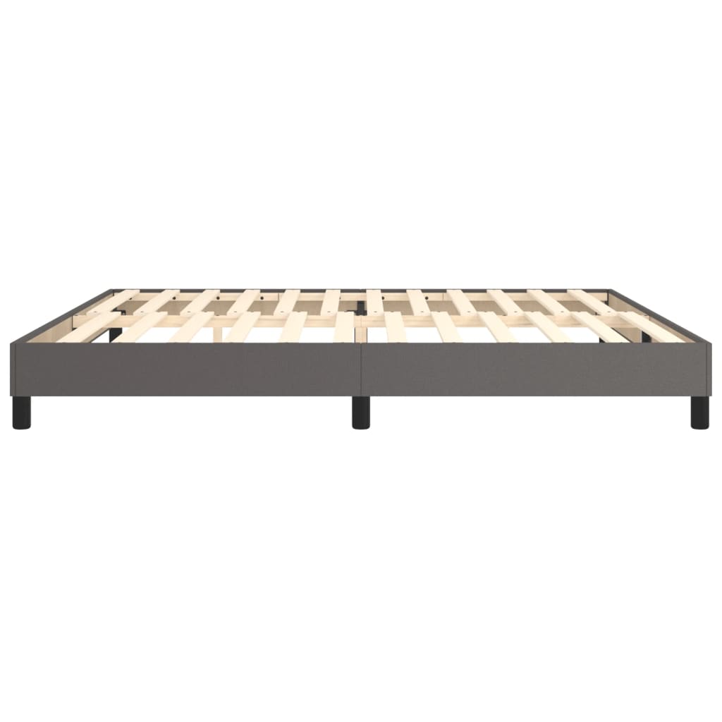 Struttura Letto a Rete a Molle Grigio 200x200 cm in Similpelle | homemem39